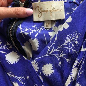 Yumi Kim Sexy Blue Silk Dress